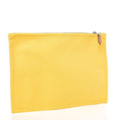 Hermes Toile Flat Yachting Pouch Soleil 3 of 7