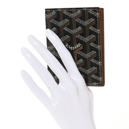 Goyard Goyardine Saint Marc Folding Card Case Black Gold 2 of 9