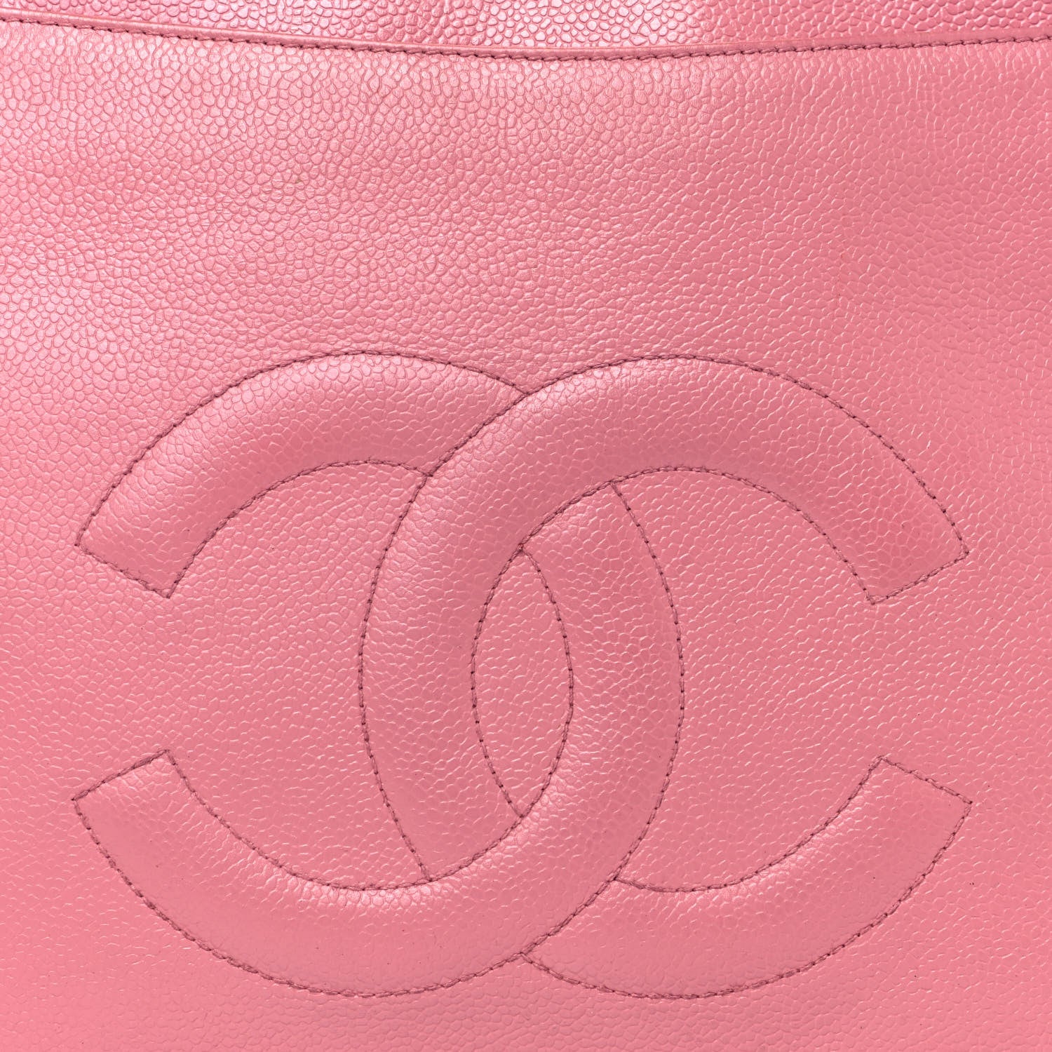 Chanel Caviar CC Shoulder Bag Pink 7 of 13