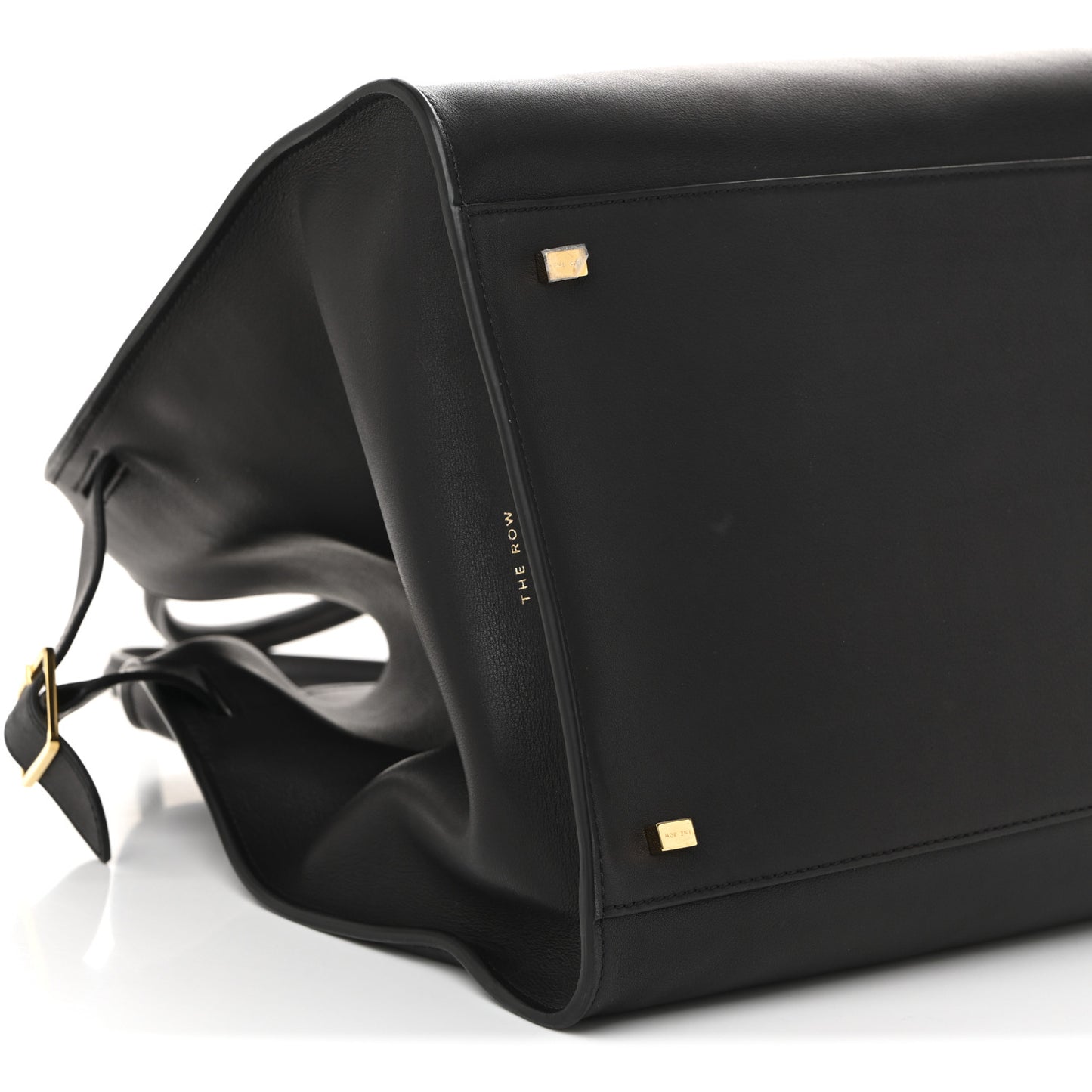 Polished Saddle Calfskin Soft Margaux 17 Black
