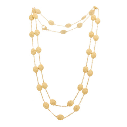 Marco Bicego 18K Yellow Gold Siviglia Long Necklace 3 of 5