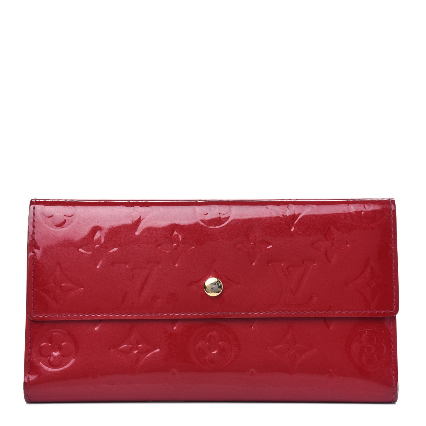 Vernis Porte Tresor International Wallet Pomme D'Amour