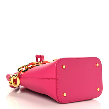 MCM Nappa Mini Drawstring Aren Chain Bag Beetroot Purple 4 of 8