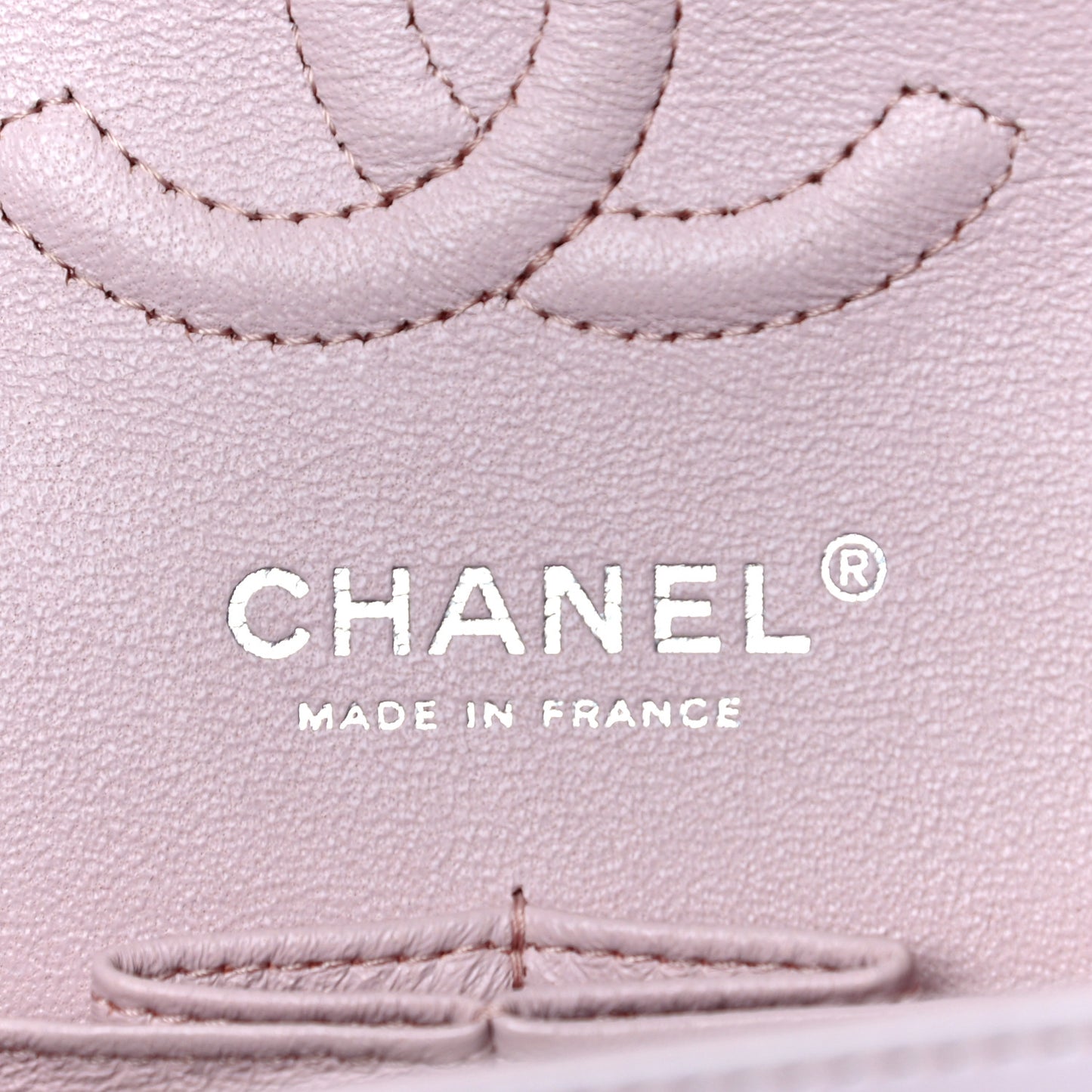 Lambskin Quilted Small Double Flap Light Pink