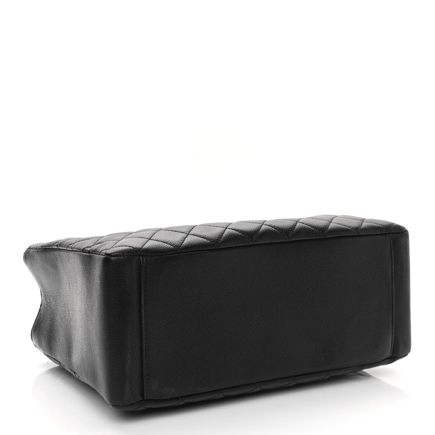 Chanel Caviar Quilted Grand Shopping Tote GST Black 4 of 10
