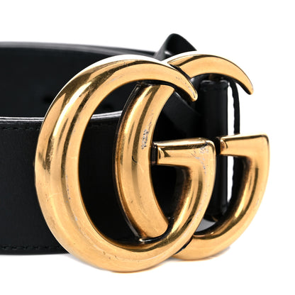 Gucci Calfskin Double G 40mm Belt 90 36 Black 7 of 7