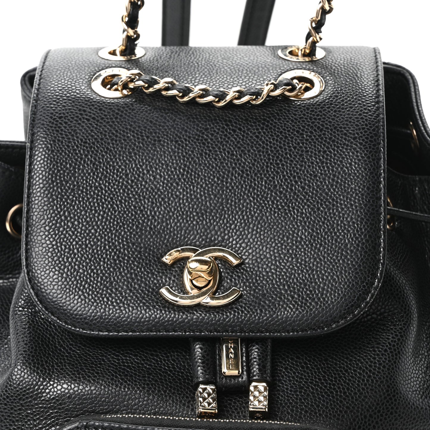 Caviar Quilted Mini Business Affinity Backpack Black