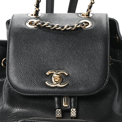 Chanel Caviar Quilted Mini Business Affinity Backpack Black 7 of 10