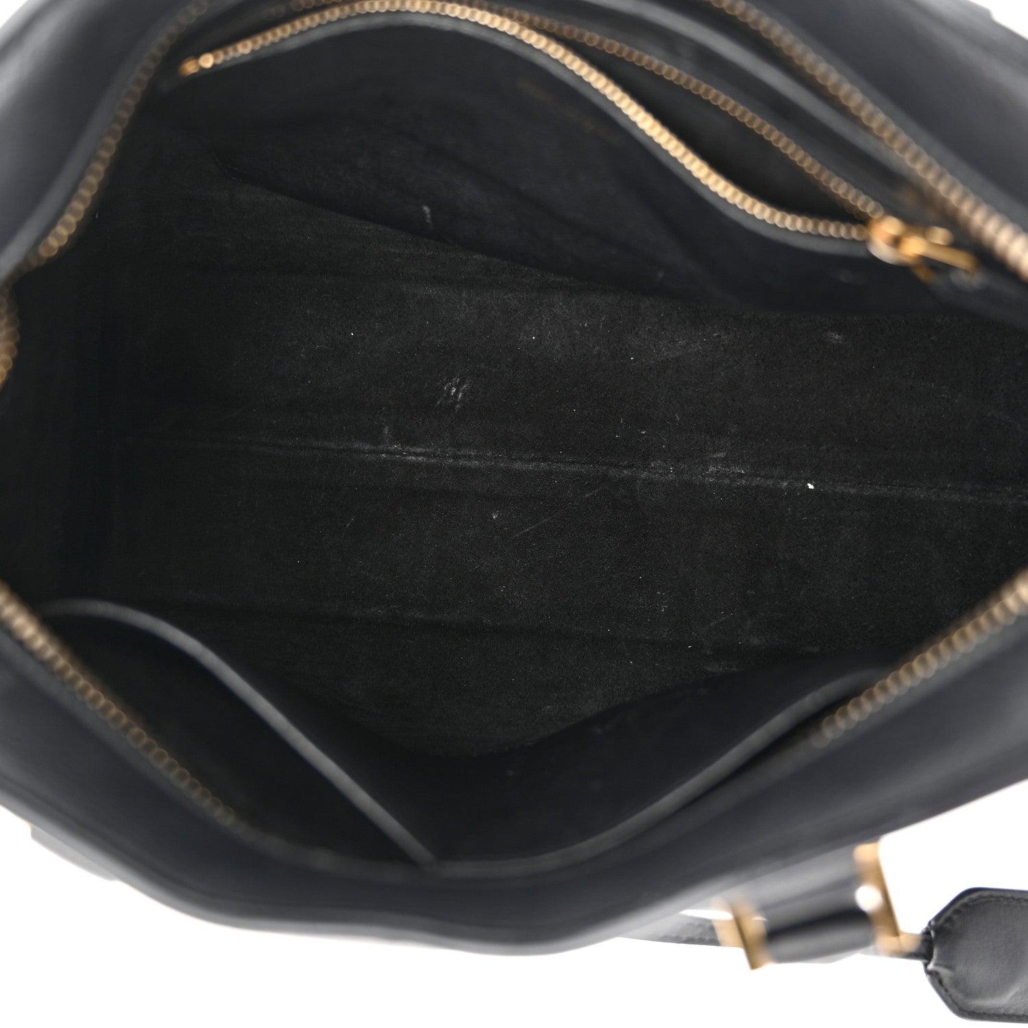 Saint Laurent Calfskin Monogram Baby Cabas Black 5 of 20