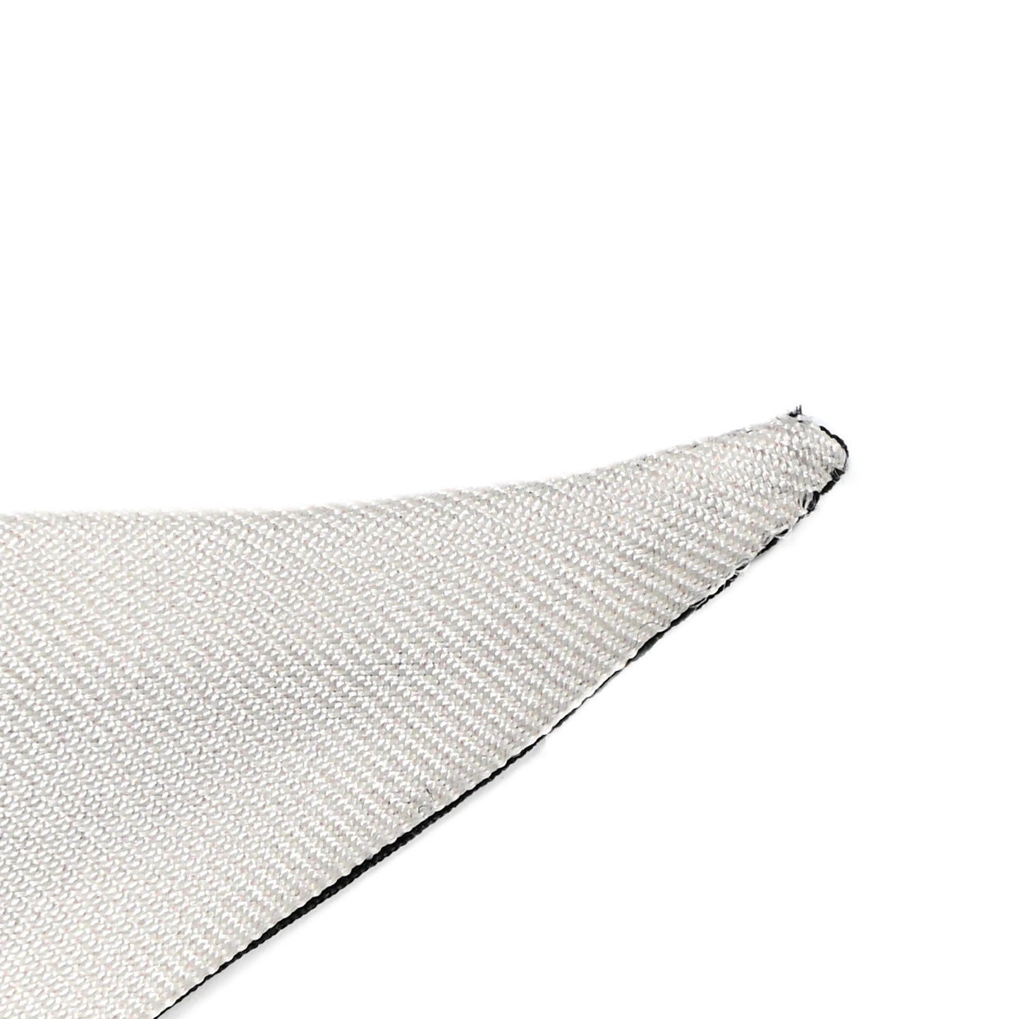 Silk CC Slim Bandeau Scarf Black Ecru