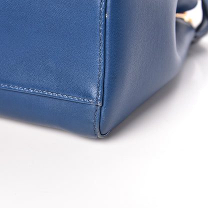Fendi Nappa Colorblock Mini Peekaboo Iconic Satchel Iris Magenta Bubblegum 15 of 15
