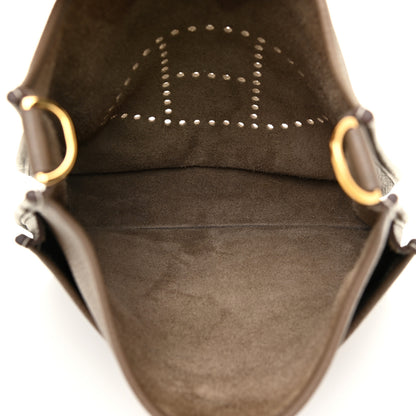 Hermes Taurillon Clemence Evelyne III PM Etoupe 5 of 11