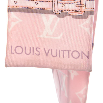Louis Vuitton Silk Monogram Confidential Bandeau Light Pink 3 of 8