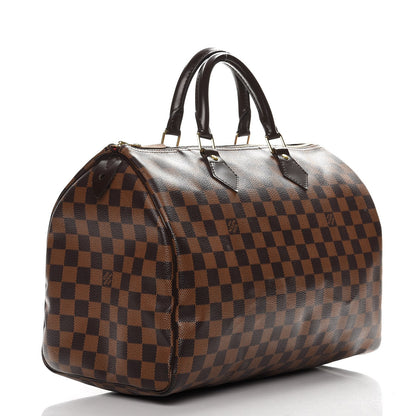 Louis Vuitton Damier Ebene Speedy 35 3 of 13