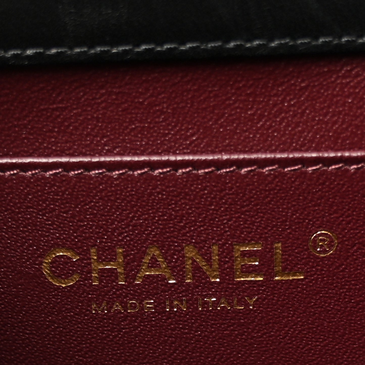 Lambskin Quilted Medium Crossing Times Flap Black