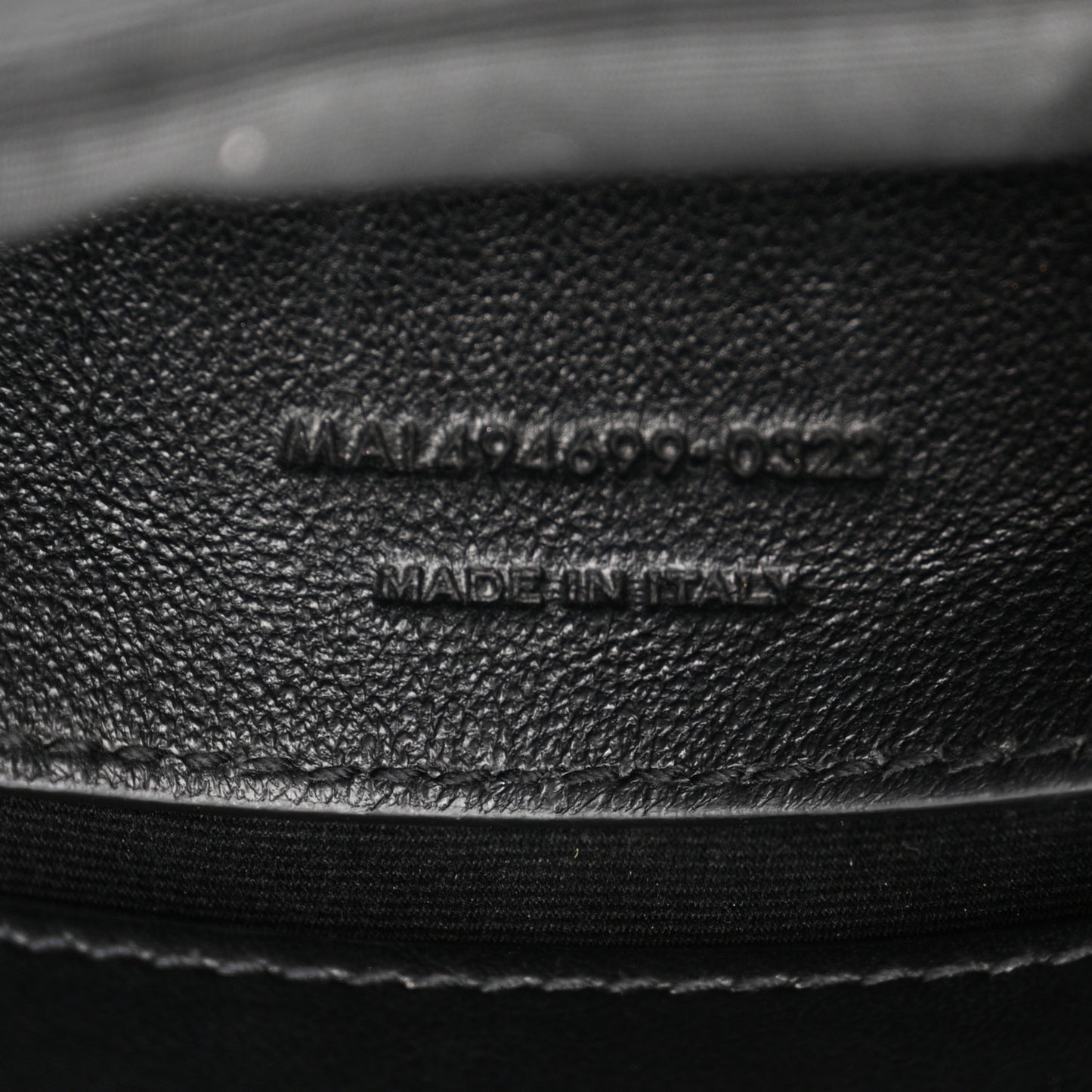 Calfskin Y Quilted Monogram Small Loulou Chain Satchel Black