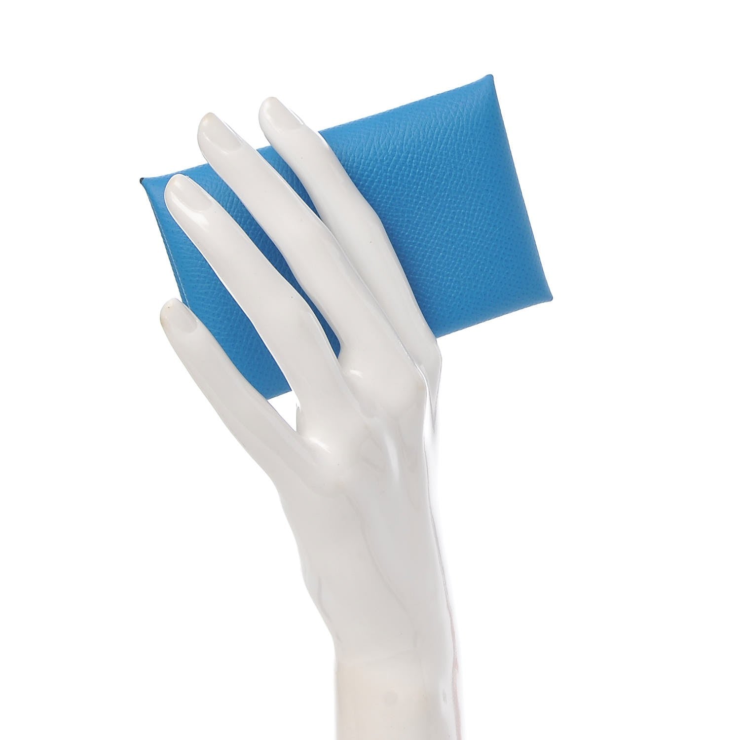 Hermes Epsom Calvi Card Case Bleu Zanzibar 2 of 8