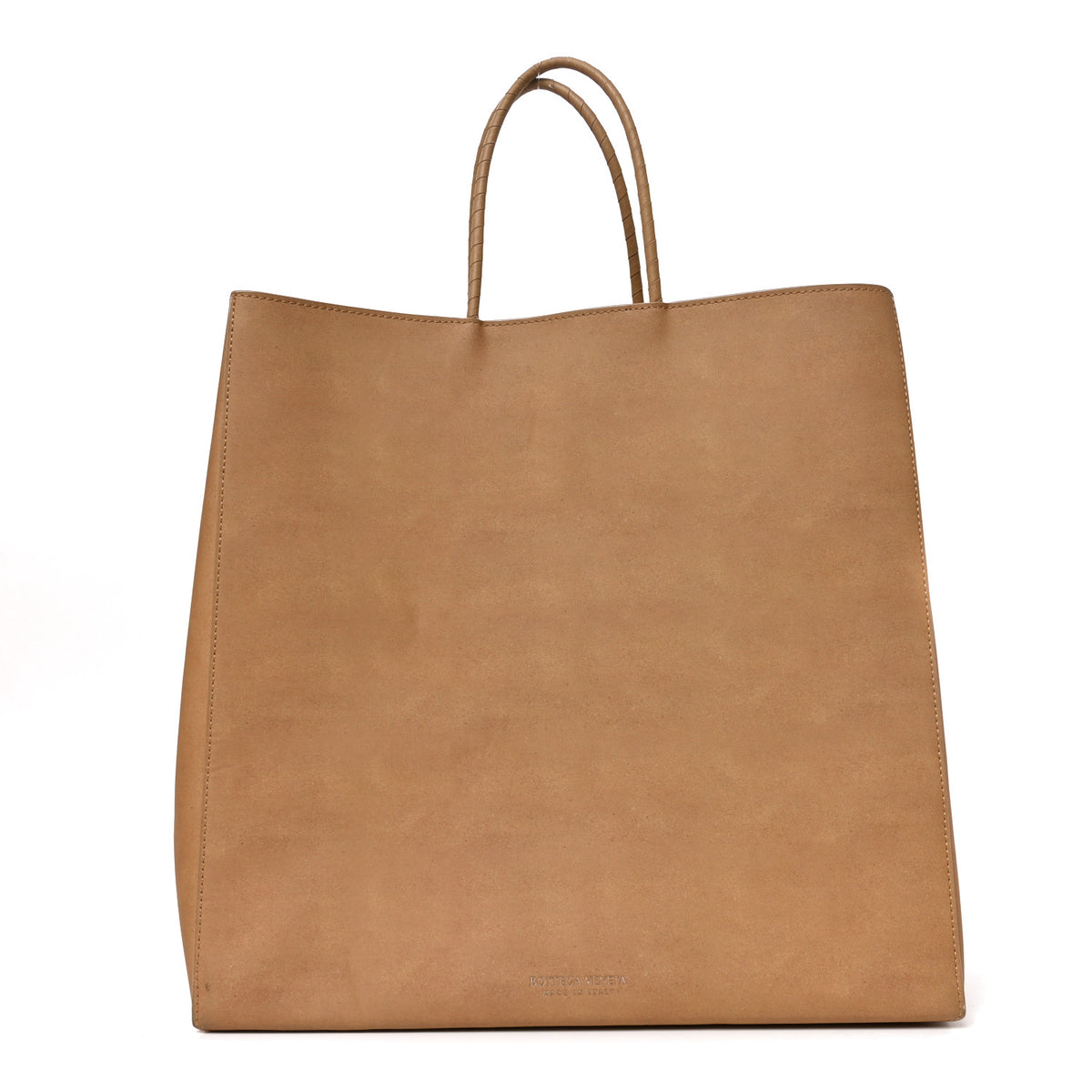 Bottega Veneta Calfskin Medium Brown Bag Tote Kraft 1 of 11