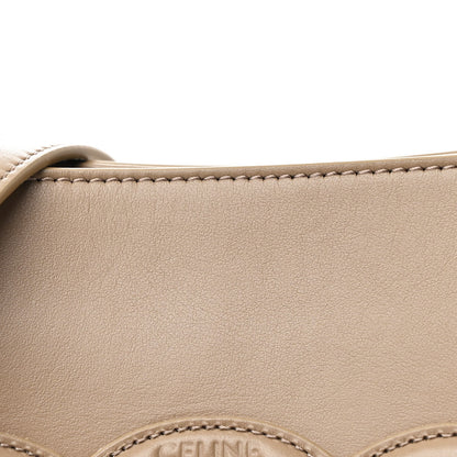 Celine Smooth Calfskin Small Cuir Triomphe Bucket Bag Brown Sepia 8 of 10