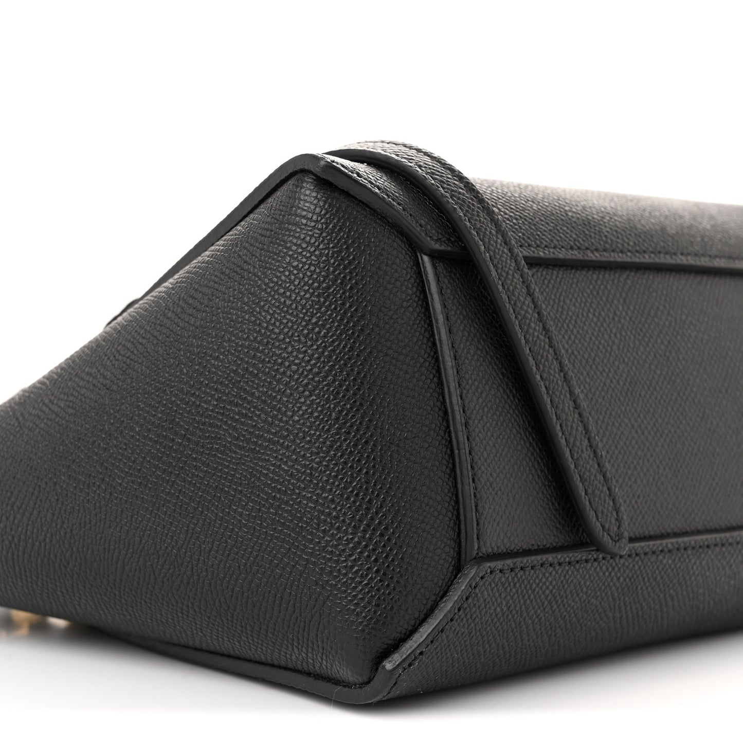 Grained Calfskin Nano Belt Bag Black