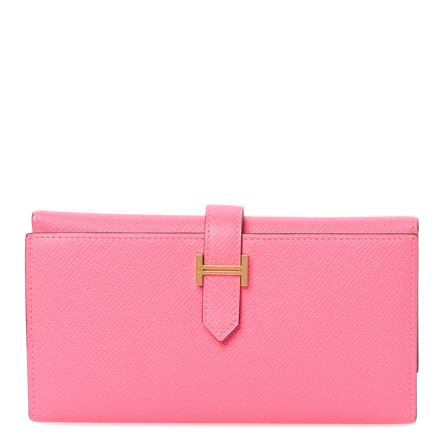 Hermes Epsom Tri-Fold Bearn Wallet Rose Azalee 1 of 8