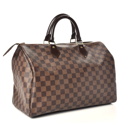 Louis Vuitton Damier Ebene Speedy 35 2 of 9