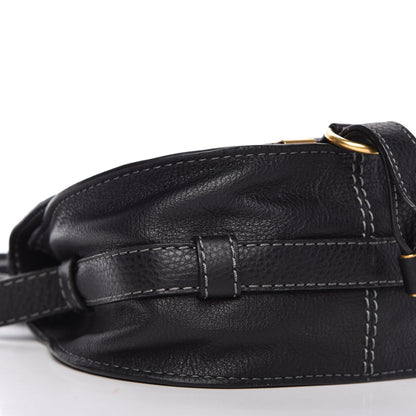 Chloe Calfskin Mini Marcie Round Crossbody Bag Black 6 of 8