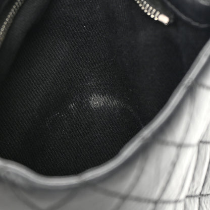 Chanel Aged Calfskin Quilted Crossbody Bag Black 14 of 17