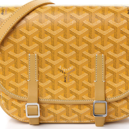 Goyard Goyardine Belvedere PM Messenger Bag Yellow 12 of 13