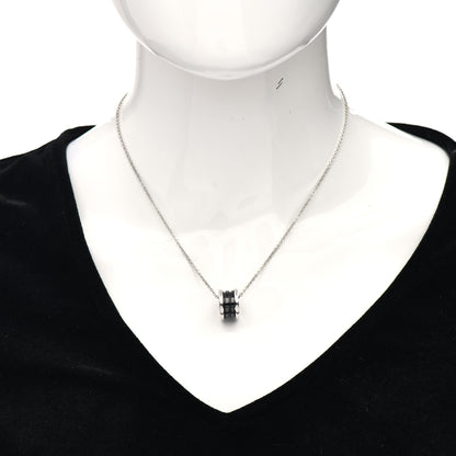 Bulgari Sterling Silver Ceramic Save The Children Pendant Necklace 2 of 5