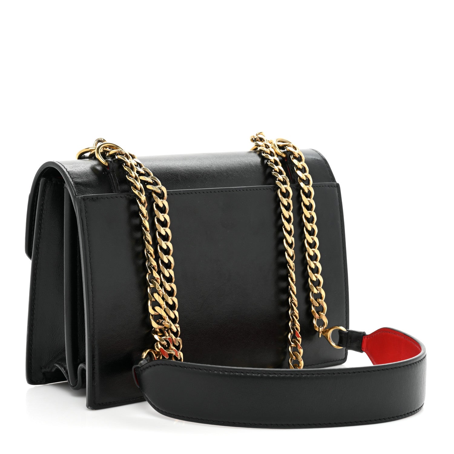 Christian Louboutin Calfskin Large Elisa Shoulder Bag Black 3 of 18