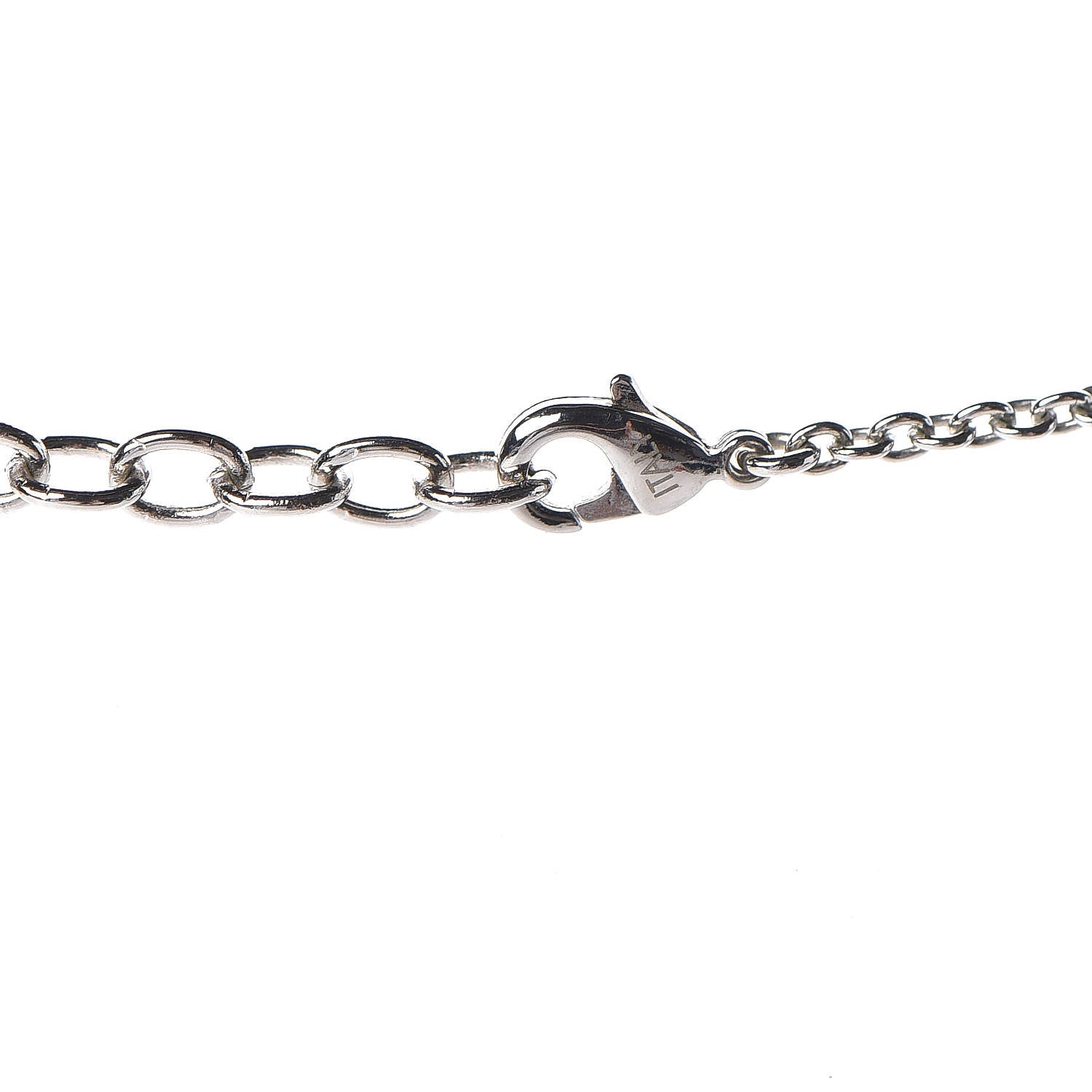 Louis Vuitton Essential V Necklace Silver 4 of 4