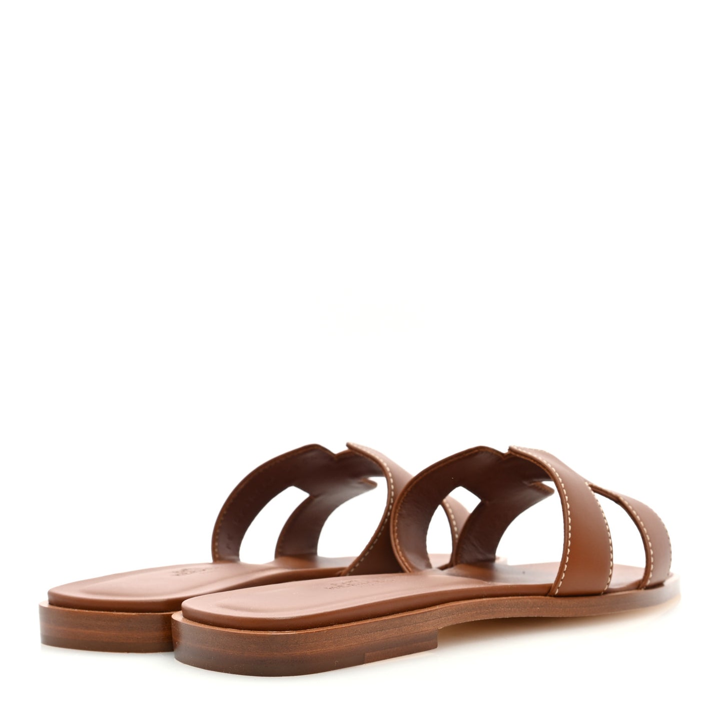 Box Calfskin Oran Sandals 37 Gold