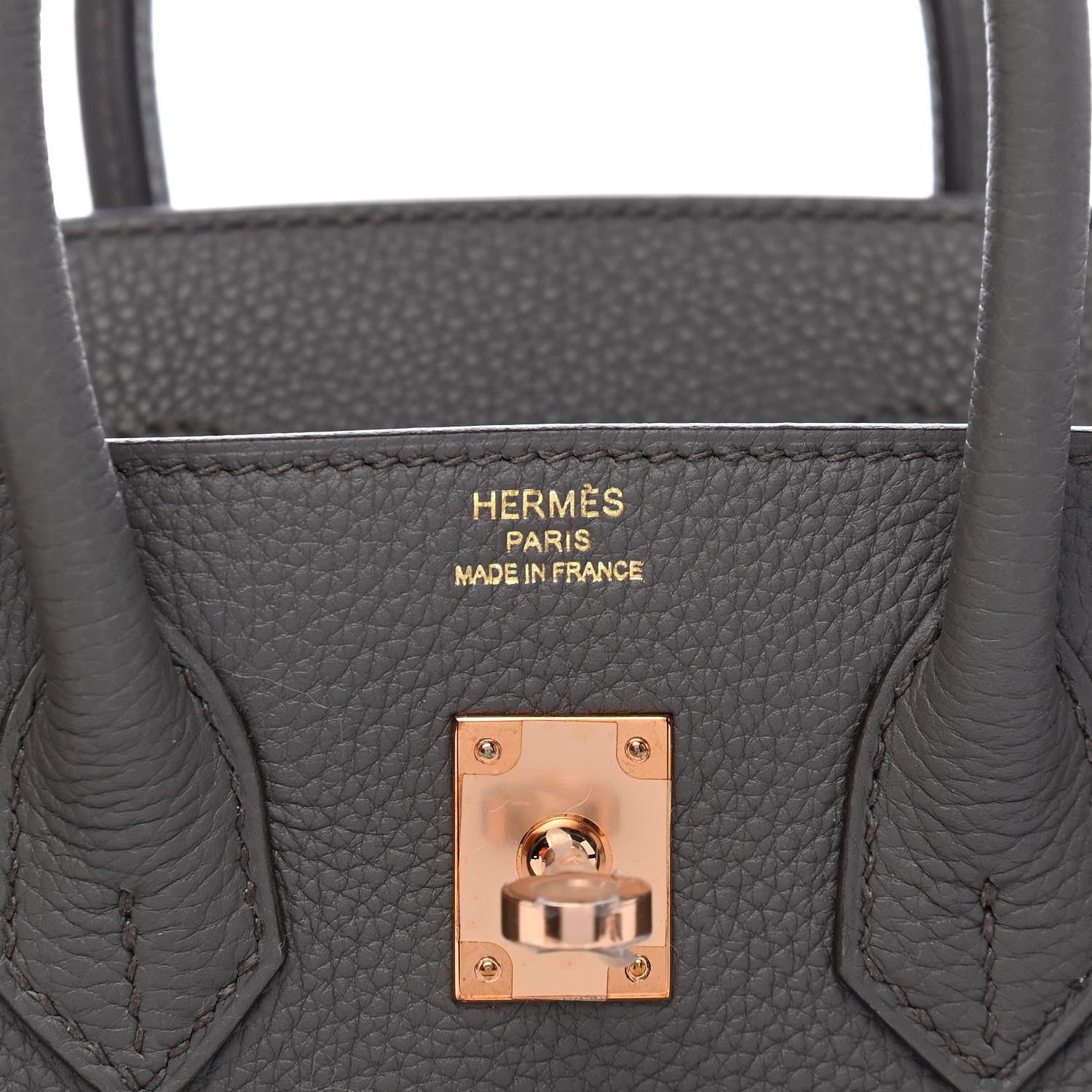 Hermes Togo Birkin 25 Etain 6 of 10