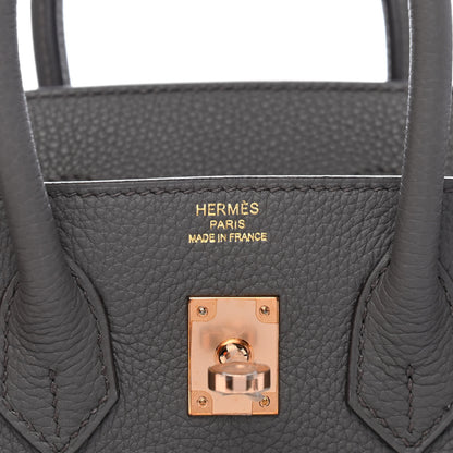 Hermes Togo Birkin 25 Etain 6 of 10