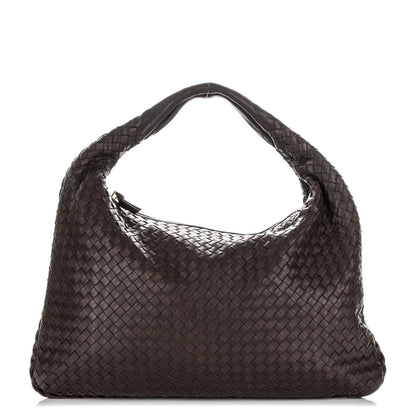 Bottega Veneta Nappa Intrecciato Large Veneta Hobo Ebano 1 of 8