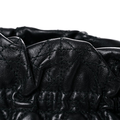 Christian Dior Lambskin Cannage Dior Soft Shoulder Bag Black 14 of 16