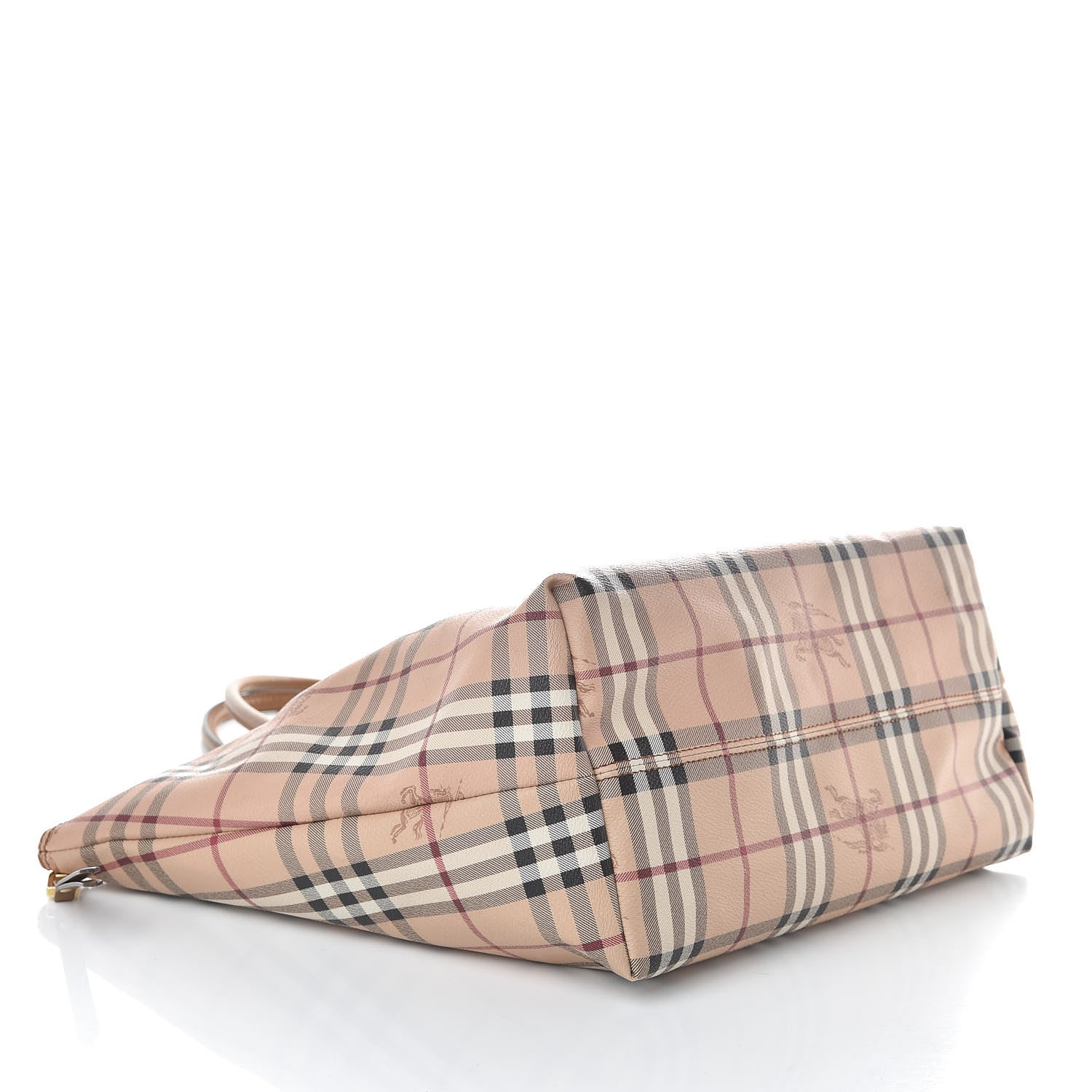 Burberry Haymarket Check Medium Salisbury Tote Camel 4 of 8
