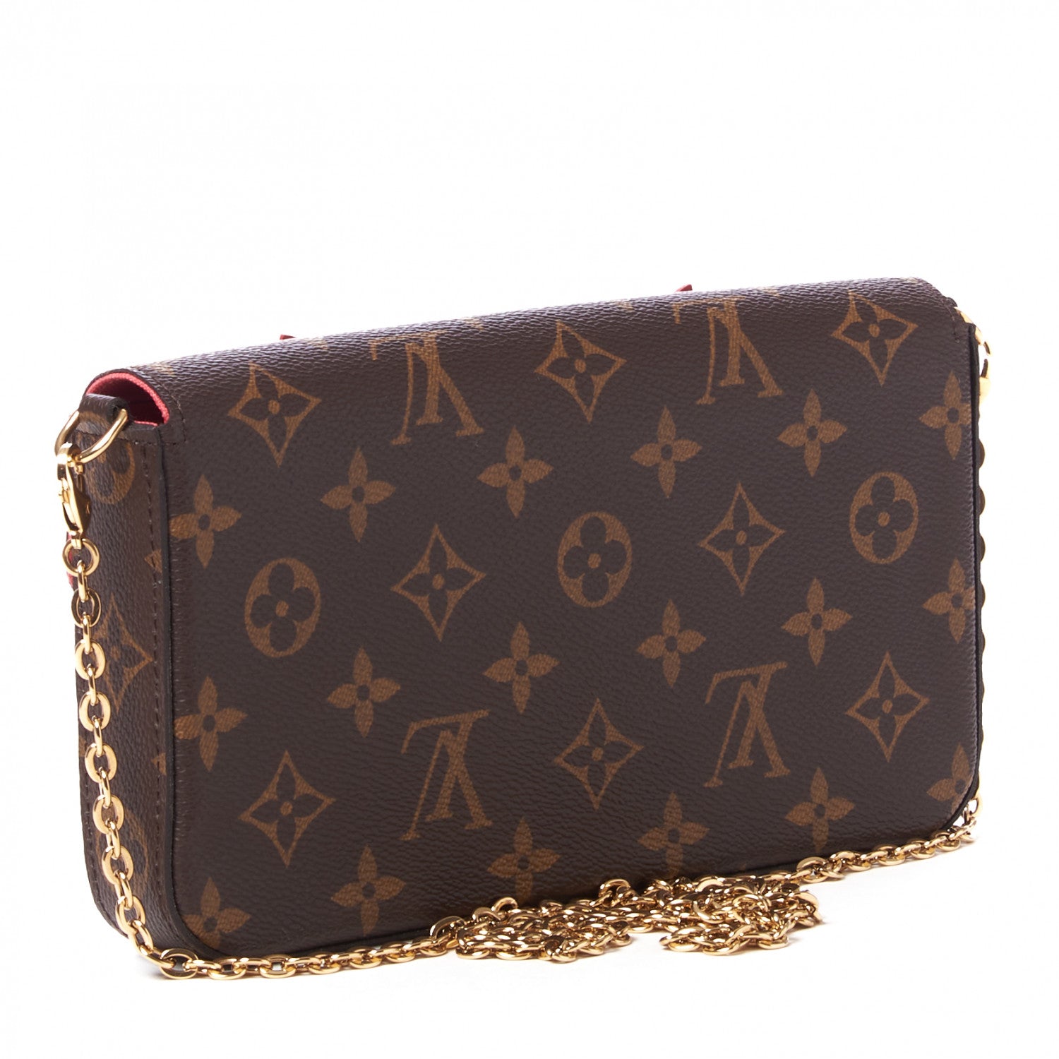 Louis Vuitton Monogram Lovely Birds Pochette Felicie Chain Wallet 2 of 8