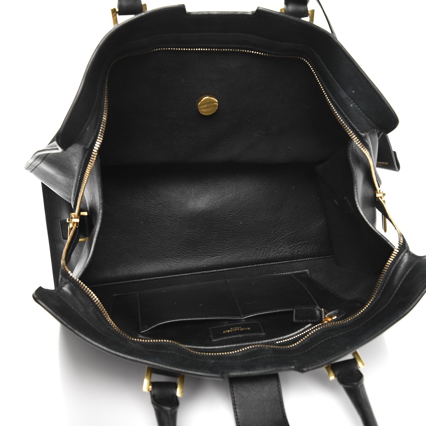 Calfskin Medium Classic Y Cabas Black