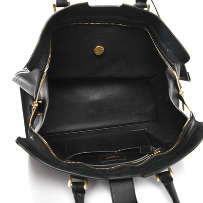 Saint Laurent Calfskin Medium Classic Y Cabas Black 5 of 9