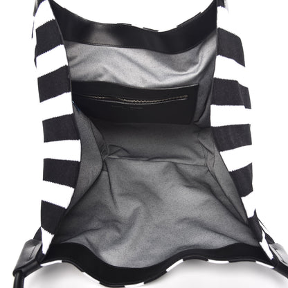 Proenza Schouler Knit Extra Large Tote Black Ecru 5 of 9
