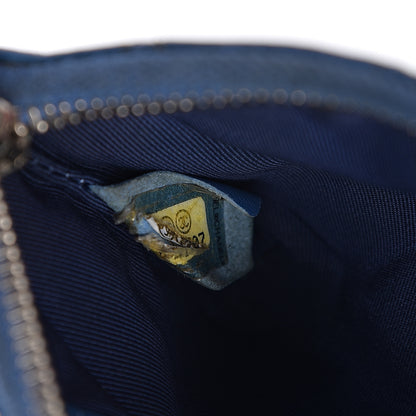 Chanel Patent Quilted Key Holder Case Dark Blue 8 of 9
