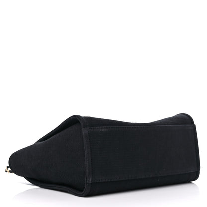 Chanel Mixed Fibers Small Deauville Tote Black 5 of 11