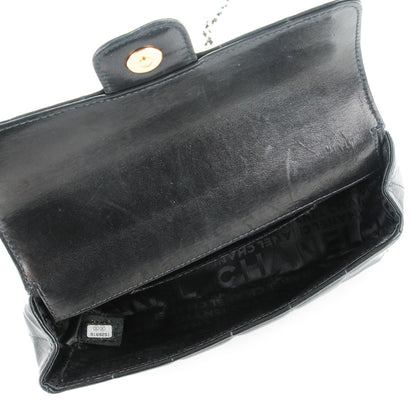 Chanel Lambskin Quilted Mini Chocolate Bar Camellia Flap Black 5 of 7