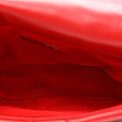 Chanel Lambskin Quilted Medium Chanel 19 Flap Red 5 of 9