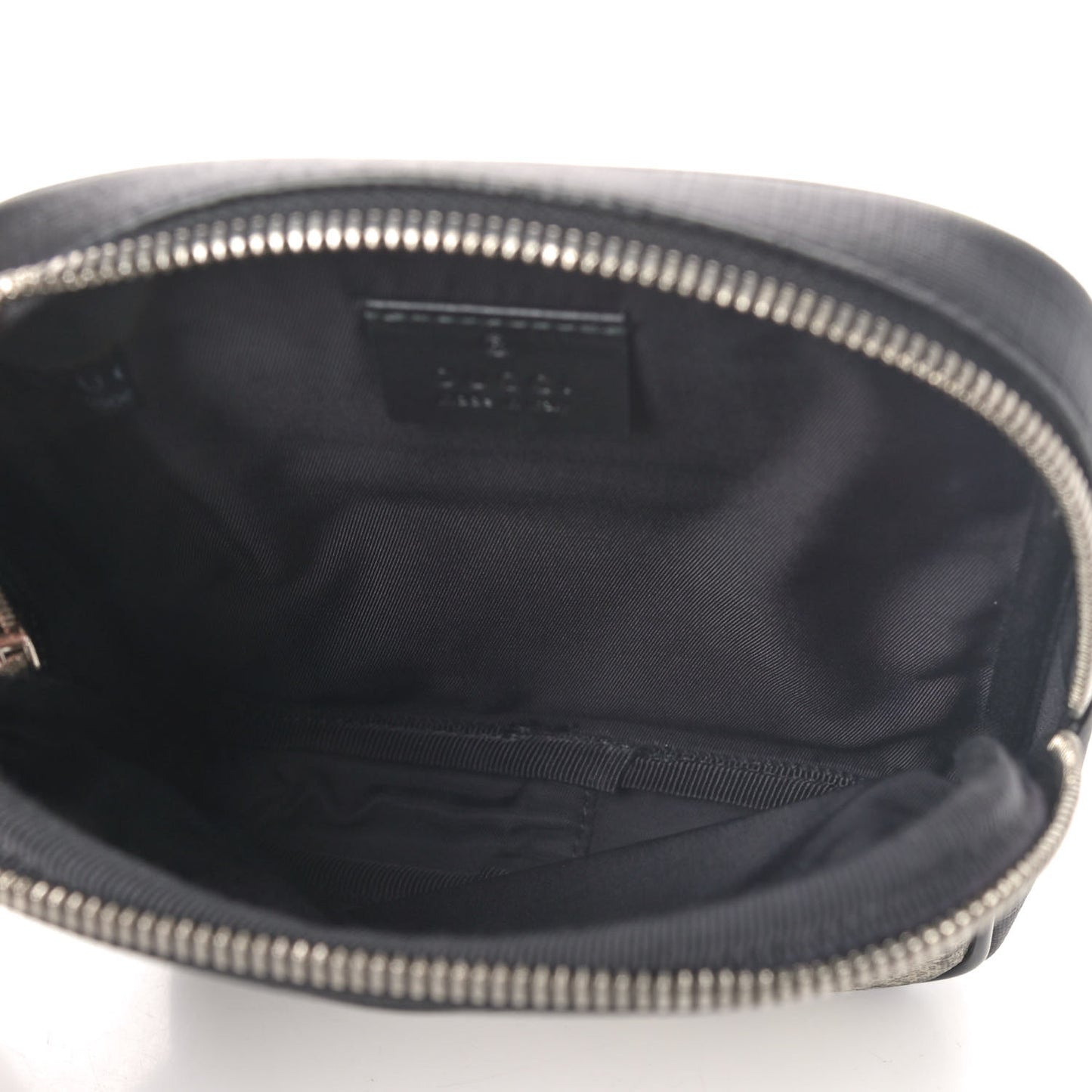 GG Supreme Monogram Web Belt Bag Black