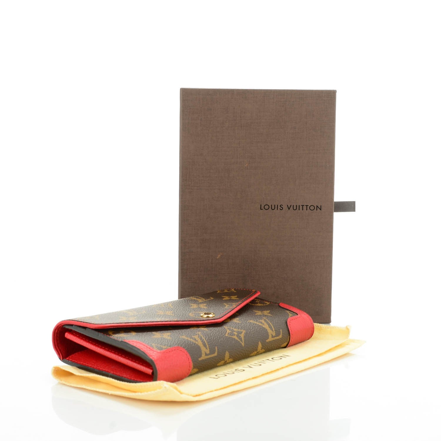 Louis Vuitton Monogram Sarah Retiro Wallet Cherry 4 of 7