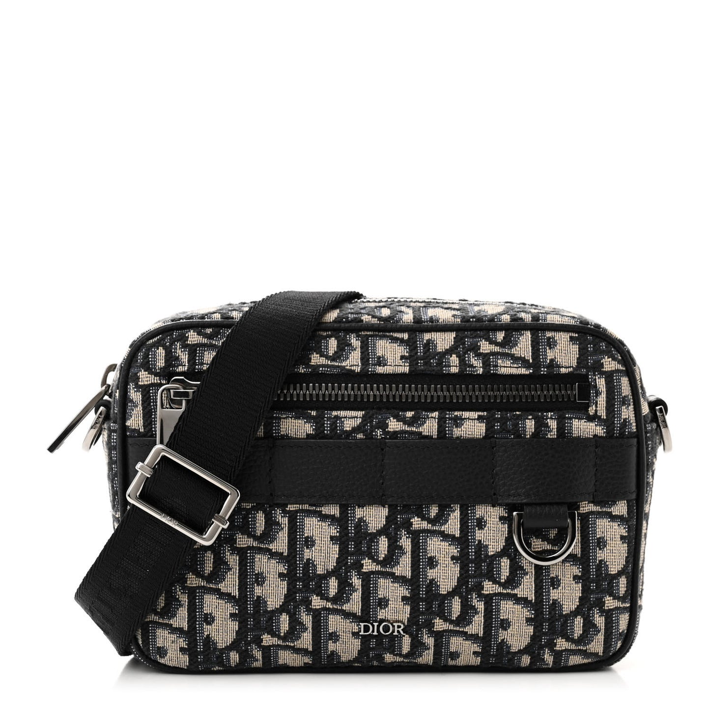 HOMME Oblique Mini Safari Messenger Navy Blue