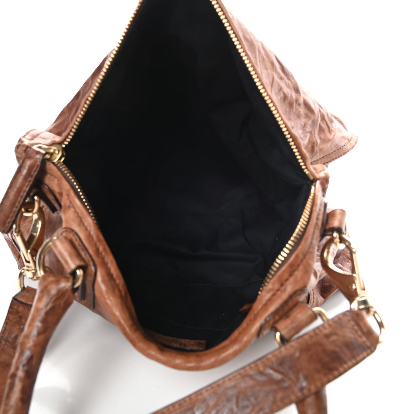 Tumbled Sheepskin Large Pandora Brown